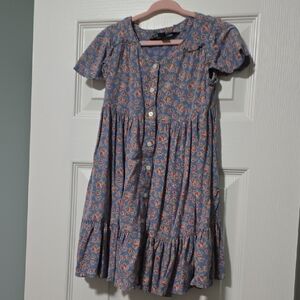Polo by Ralph Lauren Blue Floral Kids Dress